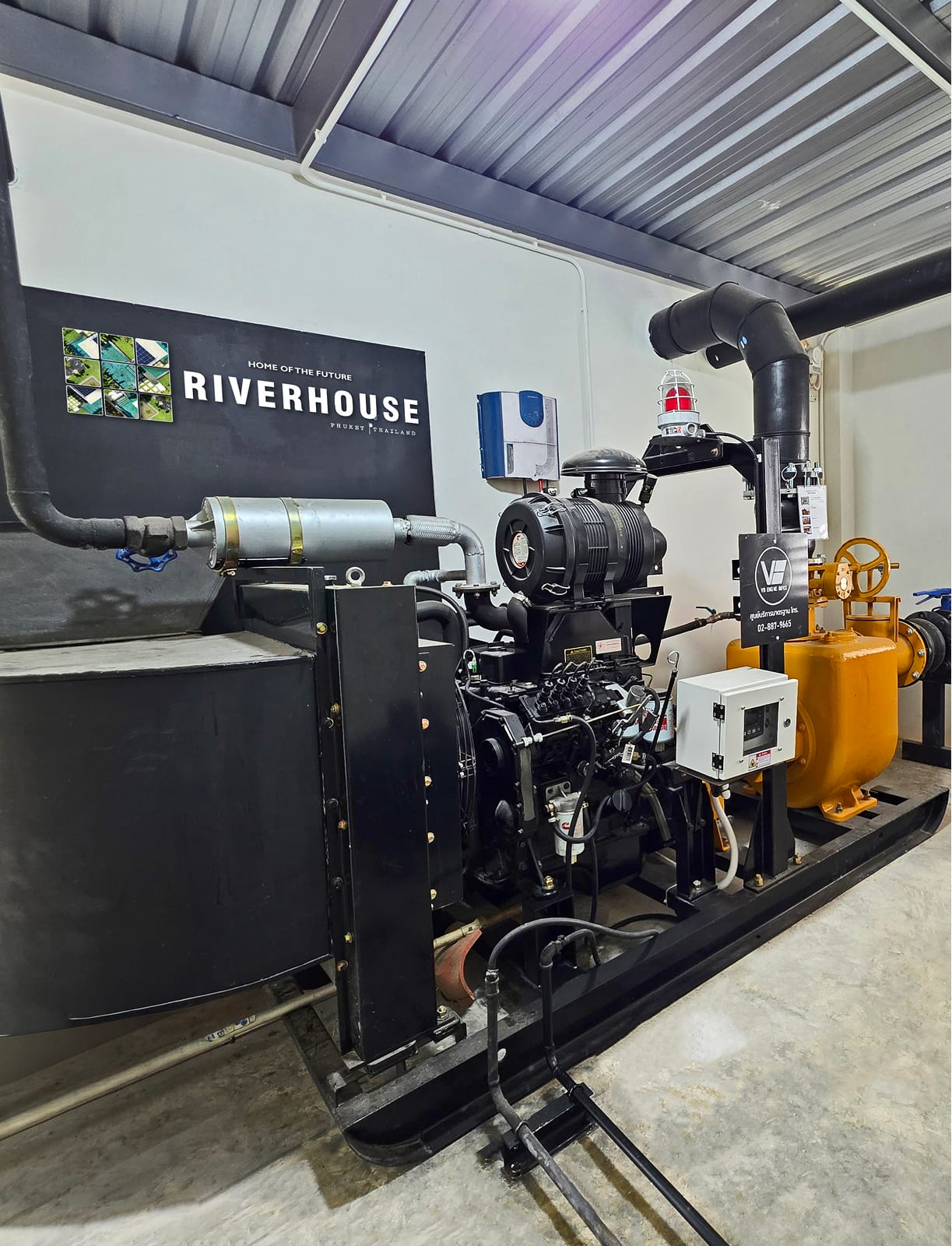 Flood protection and monitoring system at RIVERHOUSE Phuket